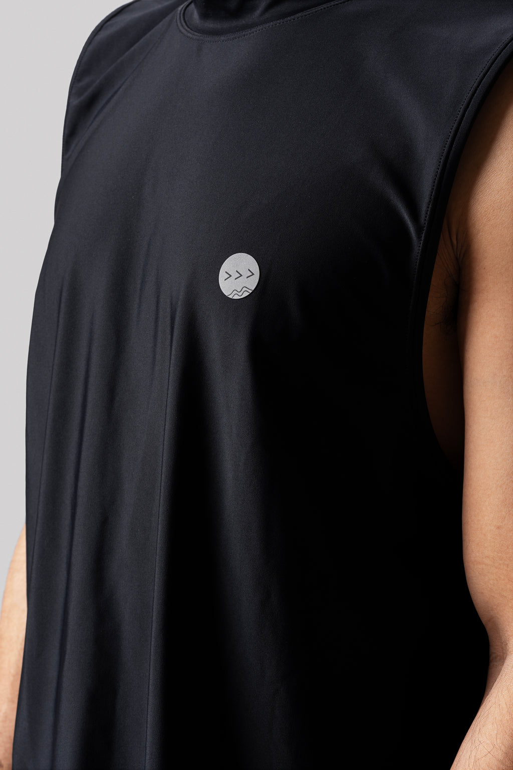 ACSW Mens Muscle Tee in Black Slate