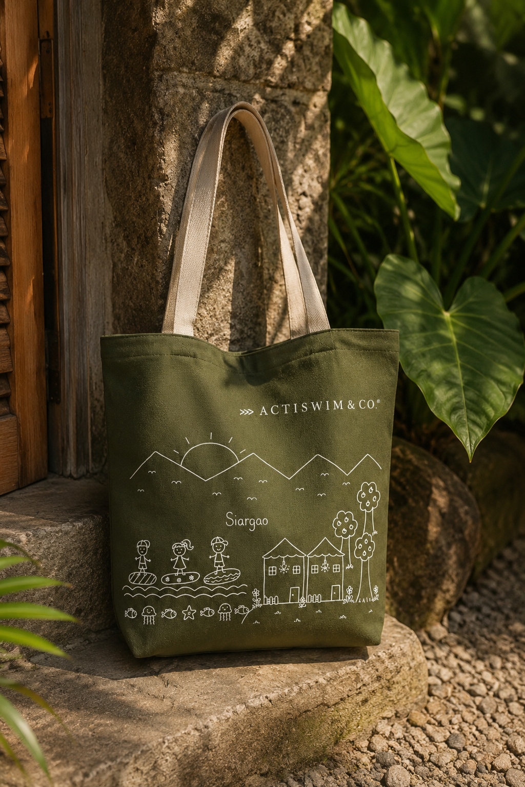 ACSW Siargao Tote Bag in Forest Green